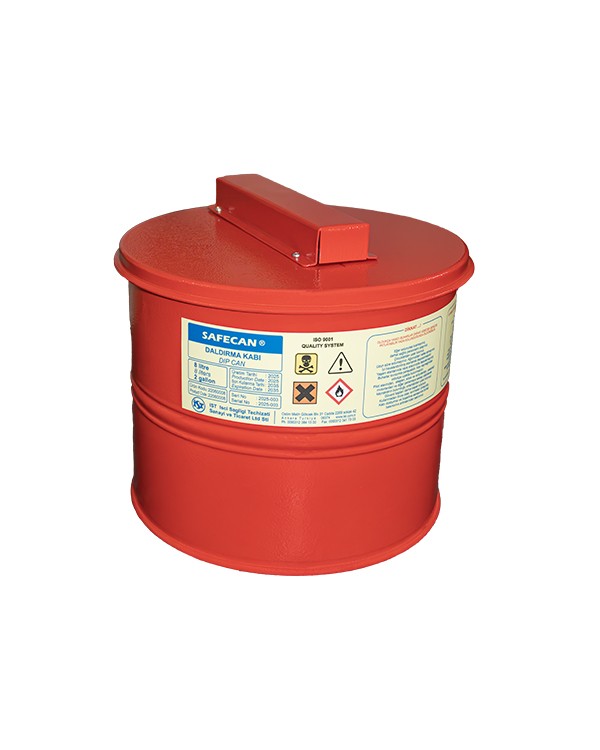 Heat-Activated Safety Dip Can | Self-Closing Lid