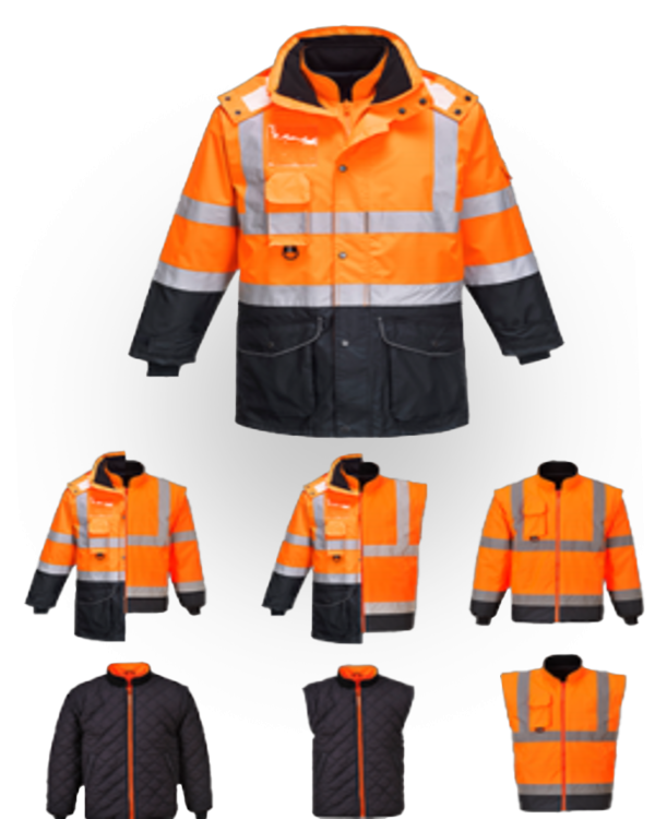 S426 - Hi-Vis 7-in-1 Contrast  Jacket