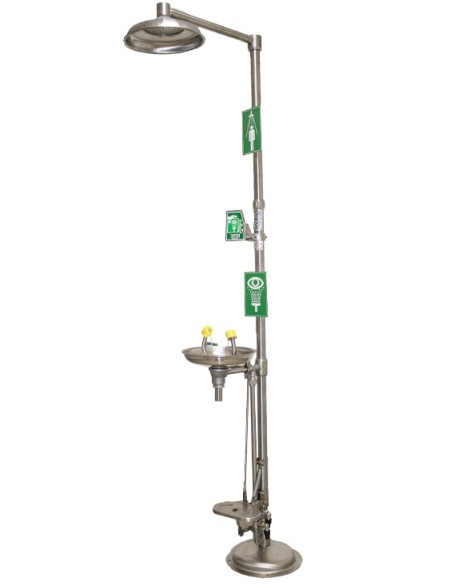 Combined Emergency Showers and Eye/Face Washes, ISTEC® Type ESW