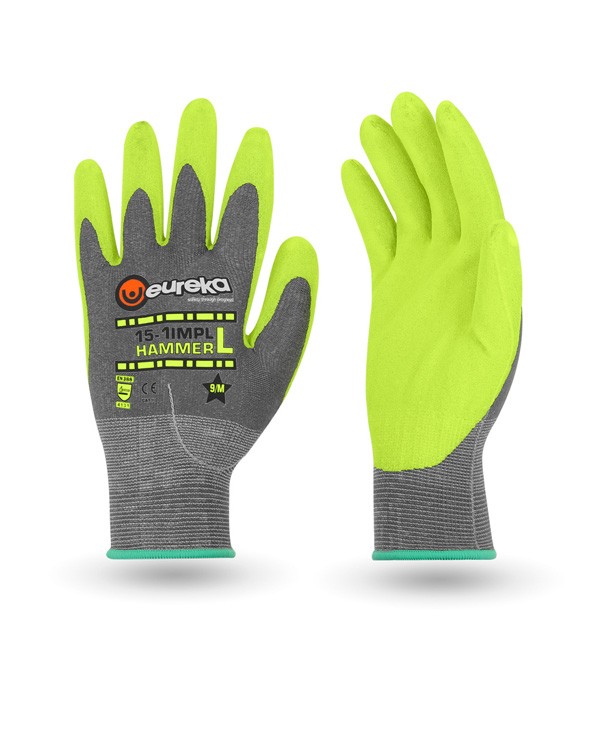 EUREKA Impact Light Hammer Left or Right - High Performance Impact Protective Glove