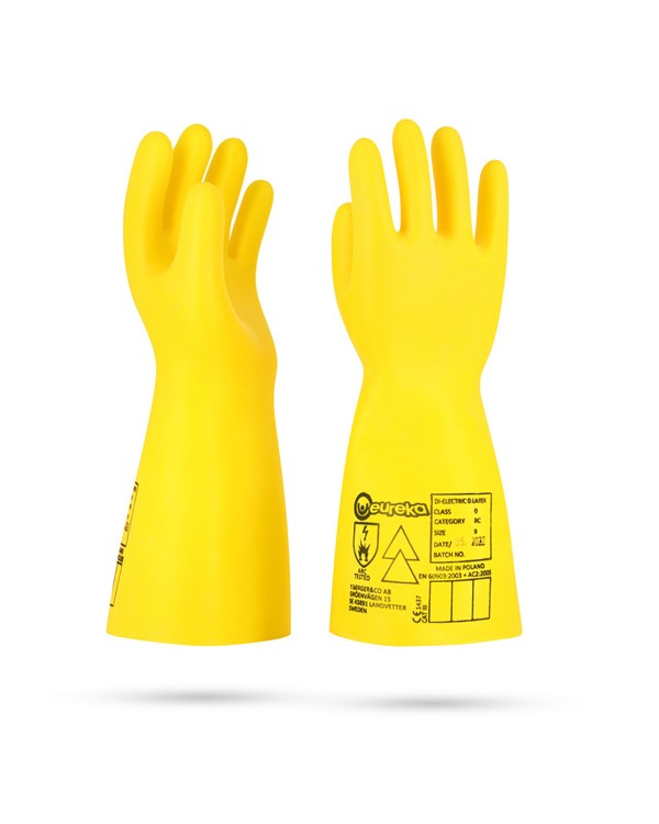 EUREKA (1000V AC / 1500V DC)  Dielectric 0 Latex - Electrical Insulating Glove