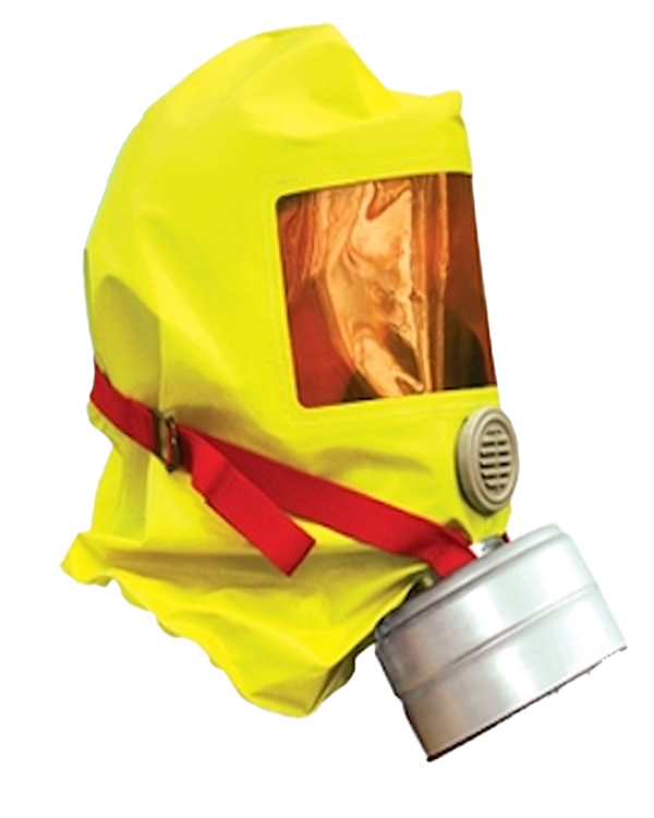 ZEVS-U Filtering Device with Hood for Escape from Fire